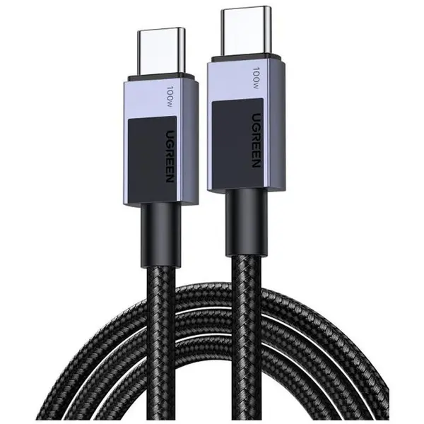 Ugreen CABLU alimentare si date Ugreen, L512, Fast Charging pt. smartphone, USB Type-C la USB Type-C, 100W, 2m