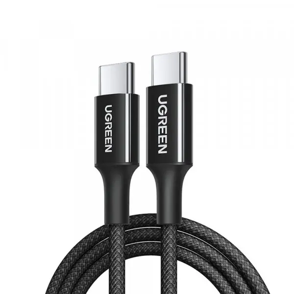 Ugreen Cablu Date si Incarcare USB-C - USB-C UGREEN L501, 60W, 1m, Negru
