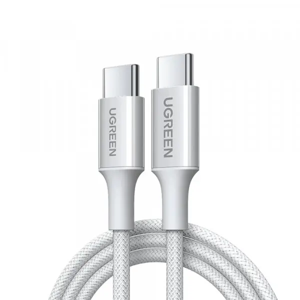 Ugreen Cablu Date si Incarcare USB-C - USB-C UGREEN L501, 60W, 1m, Gri