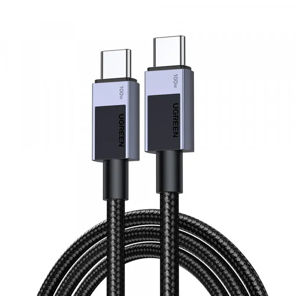 Ugreen Cablu Date si Incarcare USB-C - USB-C UGREEN L512, 100W, 3m, Gri