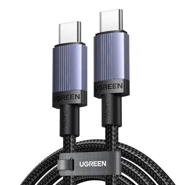Ugreen Cablu Date si Incarcare USB-C - USB-C UGREEN L532, 240W, 2m, Gri