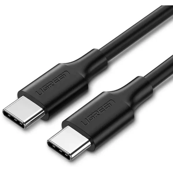 Ugreen Cablu de Date USB Type-C, Ugreen US286, PD, QC, 3A, 480 Mbps, Negru, 0.5/1.5 m, 1.50 m