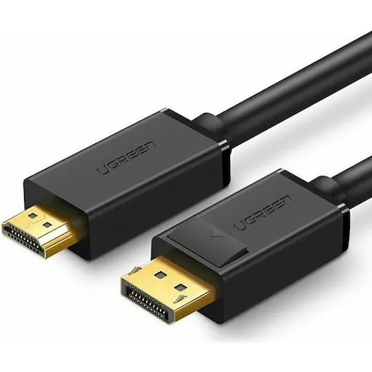 Ugreen Cablu video DP101 DisplayPort Male - HDMI Male, 3 m, Negru