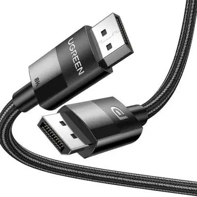 Ugreen Cablu video UGREEN 80391, 2xDisplayPort 1.4, 8K@60Hz, 1.5m, negru