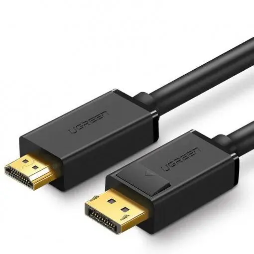 Ugreen Cablu video UGREEN DP101 DisplayPort tata - HDMI tata, FullHD, 2m, Negru