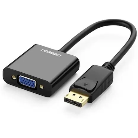 Ugreen CABLU video Ugreen, DP109 DP (T) la 1 x VGA (M) 1920x1080 la 60Hz cu sunet, lungime 0.25m, negru