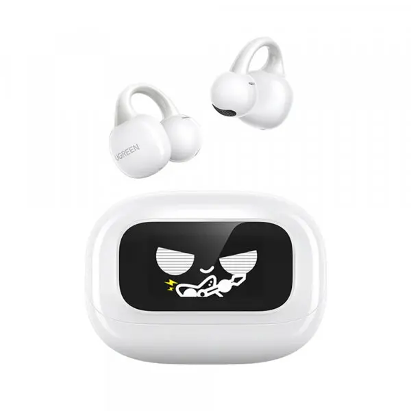 Ugreen Casti True Wireless UGREEN S6 ClipBuds Magic WS208, Bluetooth, Alb