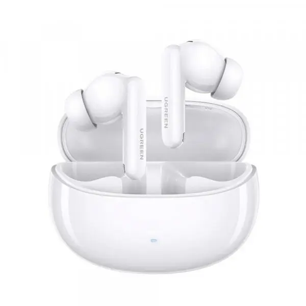 Ugreen Handsfree Bluetooth Ugreen HiTune T3 Pro WS206, TWS, ANC, MultiPoint, Alb