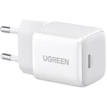 Ugreen INCARCATOR retea Ugreen, Nexode CD318 Quick Charge 20W GaN, 1 x USB Type-C 5V/3A, alb