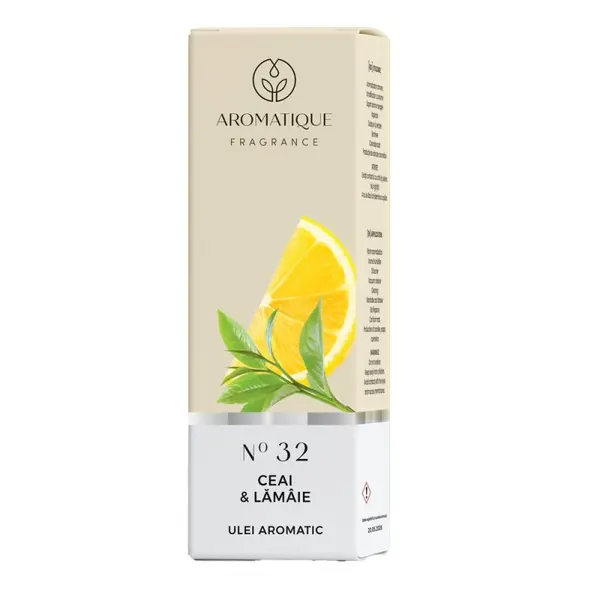 Ulei Aromat, Aromatique Ceai si Lamaie, 10 ml, Ambalat la Cutie