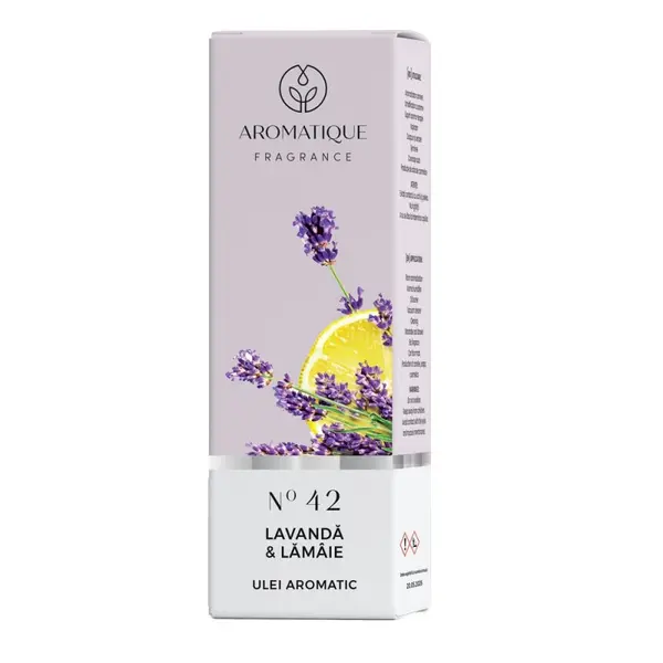 Ulei Aromat, Aromatique Lavanda si Lamaie, 10 ml, Ambalat la Cutie