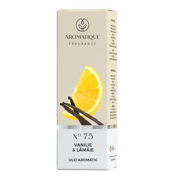 Ulei Aromat, Aromatique Vanilie si Lamaie, 10 ml, Ambalat la Cutie