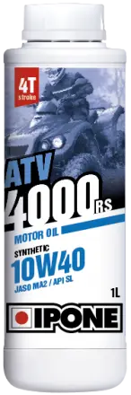 Ulei ATV 4T Ipone ATV 4000 10W40 Sintetic - JASO MA2 - API SL, 1L