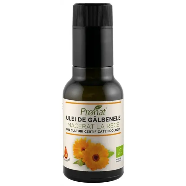 Ulei BIO de Galbenele Macerat la Rece, 100 ml, Pronat