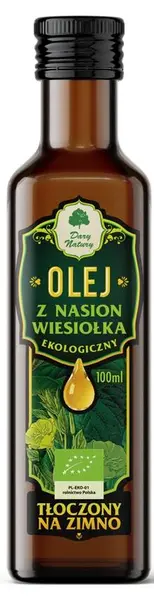 Ulei bio de luminiță de seară, presat la rece, 100 ml, Dary Natury