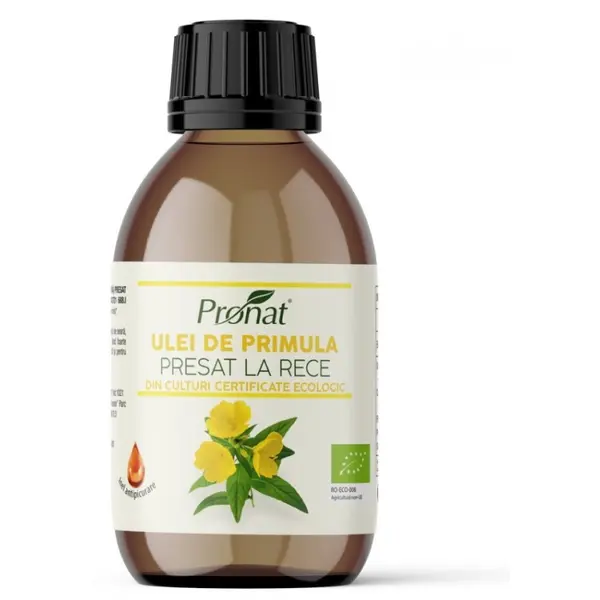 Ulei BIO de Primula, Macerat la Rece, 100 ml, Pronat