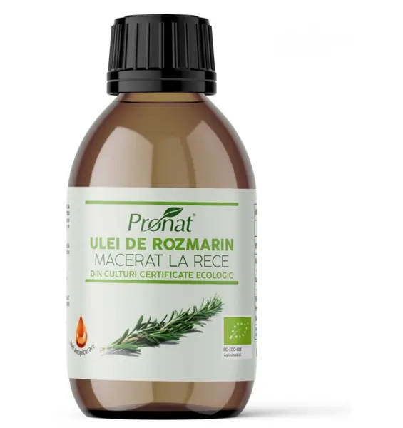 Ulei BIO de rozmarin macerat la rece, 100 ml