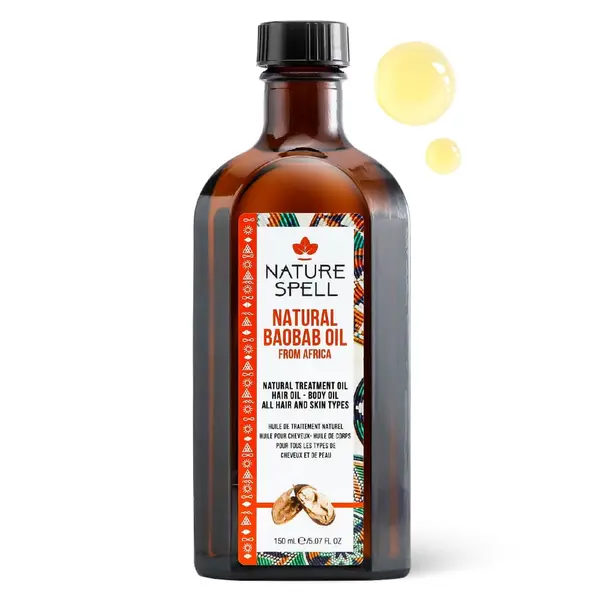 Ulei cu Baobab pentru hidratarea părului uscat Nature Spell Baob