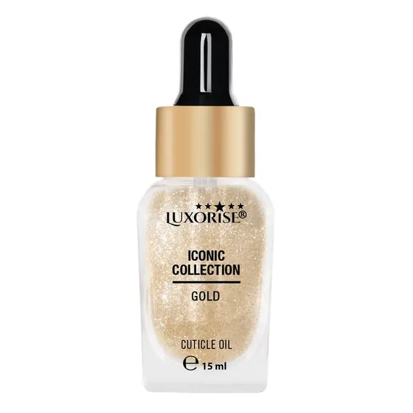Ulei cuticule Iconic Collection, Gold - LUXORISE,15ml