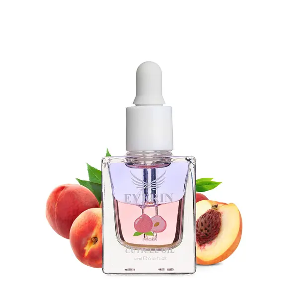 Ulei Cuticule Piersică Everin 10ml | Hidratare, Parfum Dulce și Design Elegant