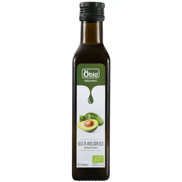 Ulei de avocado bio 250ml, Obio