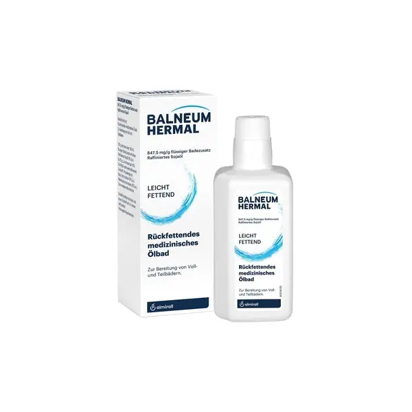 Ulei de Baie, Balneum, Hermal, Usor Gras, pentru Pielea Uscata, Impotriva Mancarimii si Dermatitei Atopice, 500 ml