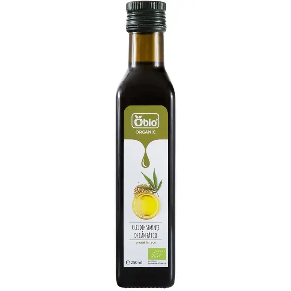 Ulei de canepa bio 250ml Obio