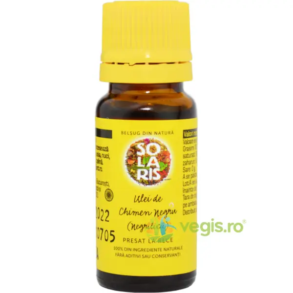 Ulei de Chimen Negru (Negrilica) Presat la Rece 10ml