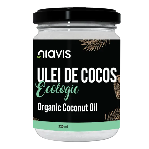 Ulei de cocos extravirgin ecologic, 220ml, Niavis
