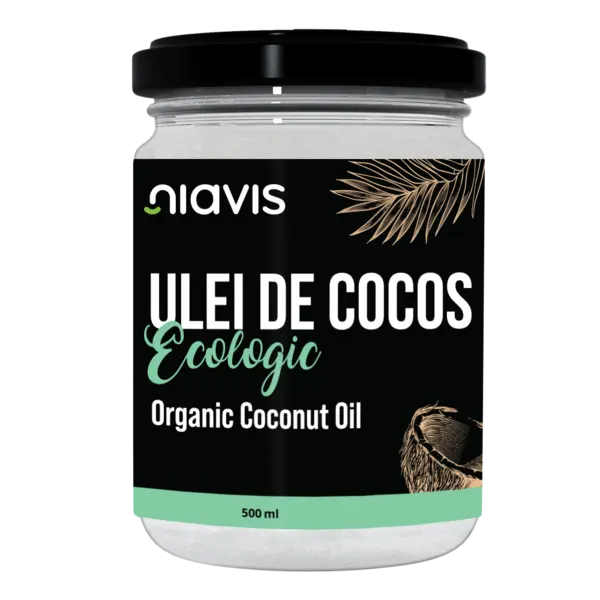 Ulei de cocos extravirgin ecologic, 500ml, Niavis