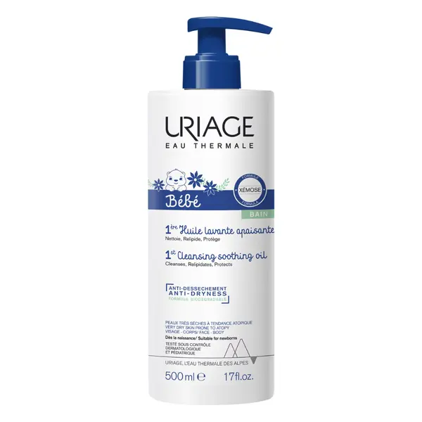 Ulei de curatare calmant 1er Bebe, 500 ml, Uriage