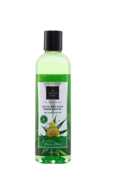 Ulei de dus cu extract de ulei de cannabis SPA Dermoactive, 250ml, Lotus Cosmetics