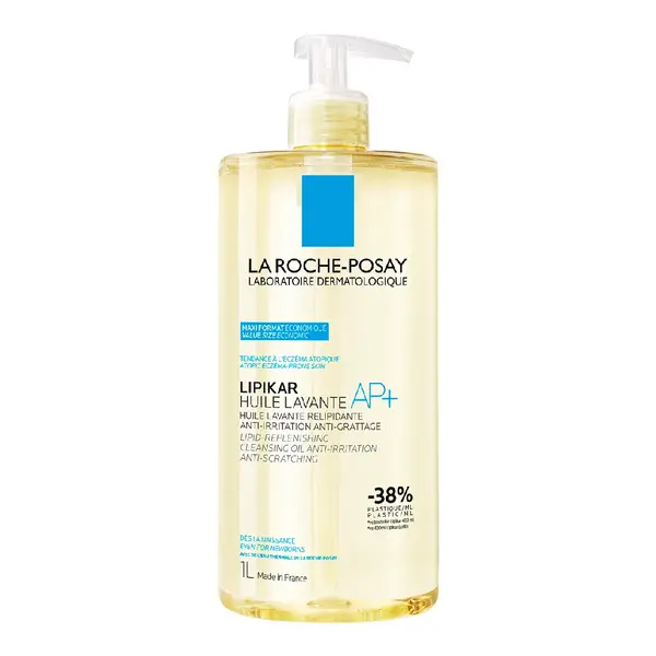 Ulei de dus hidratant AP+ Lipikar, 1 litru, La Roche-Posay
