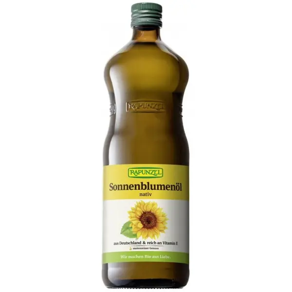Ulei de floarea-soarelui virgin, eco - 1 L