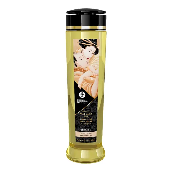Ulei de masaj erotic Desire Vanilla, 240ml, Shunga Erotic Art