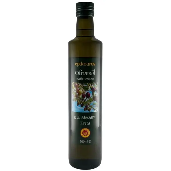 Ulei de Masline din Messara Kreta, Bio, DOP, Epikouros, 500 ml