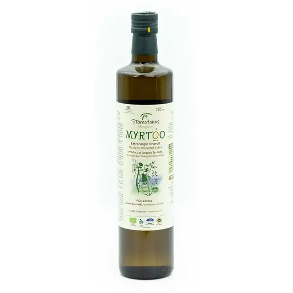 Ulei de masline extravirgin Myrtoo, bio, 750ml, Stamatakos Olivegrove