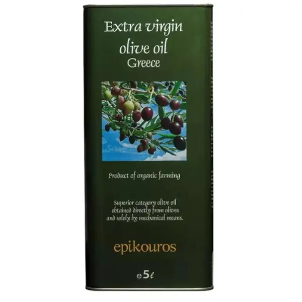 Ulei de Masline Extravirgin, Origine Greceasca, Bio, Epikouros, 5 l