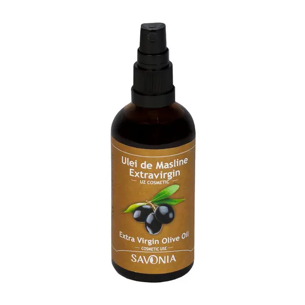 Ulei de masline extravirgin pentru uz cosmetic, 100ml, Savonia