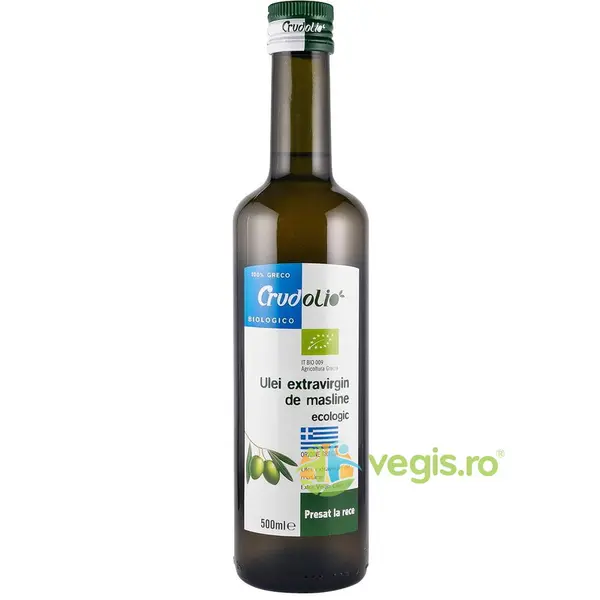 Ulei de Masline Extravirgin Presat la Rece Crudolio Ecologic/Bio 500ml
