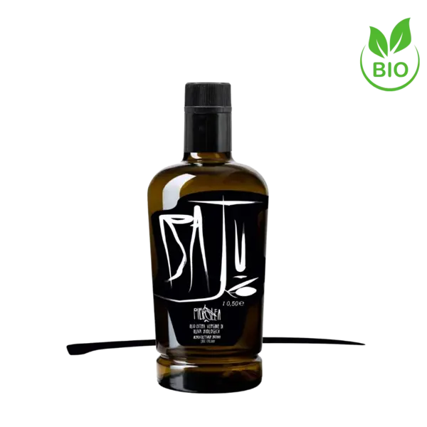 Ulei de masline italian presat la rece, premium, din Sardinia „BAJU” - eco-bio - 500ml - Pier.Olea