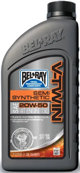 Ulei de motor Bel-Ray V-TWIN SEMI SYNTHETIC 20W-50 1 l 1L