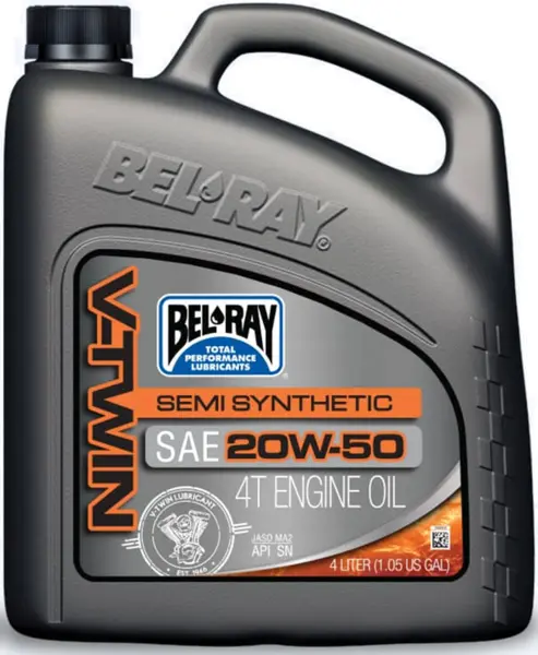 Ulei de motor Bel-Ray V-TWIN SEMI SYNTHETIC 20W-50 4 l 4L