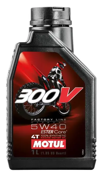 Ulei de motor MOTUL 300V FACTORY LINE RACING OFF ROAD 5W-40 4T 1L