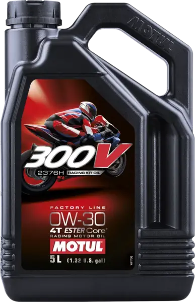 Ulei de motor MOTUL 300V ROAD RACING KIT OIL 2376H 0W-30 5L