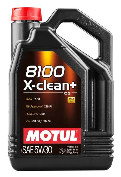 Ulei de motor MOTUL 8100 X-CLEAN+ 5W-30 5L
