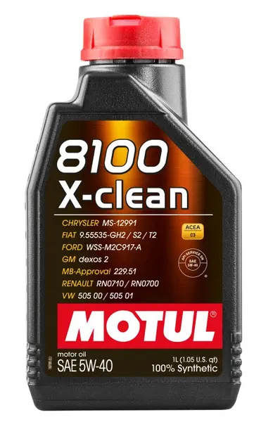 Ulei de motor MOTUL 8100 X-CLEAN 5W-40 1L