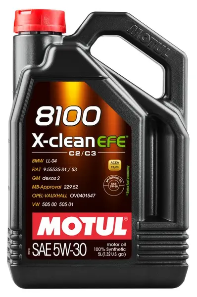 Ulei de motor MOTUL 8100 X-CLEAN EFE 5W-30 5L
