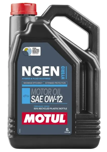 Ulei de motor MOTUL NGEN Hybrid 0W-12 4L