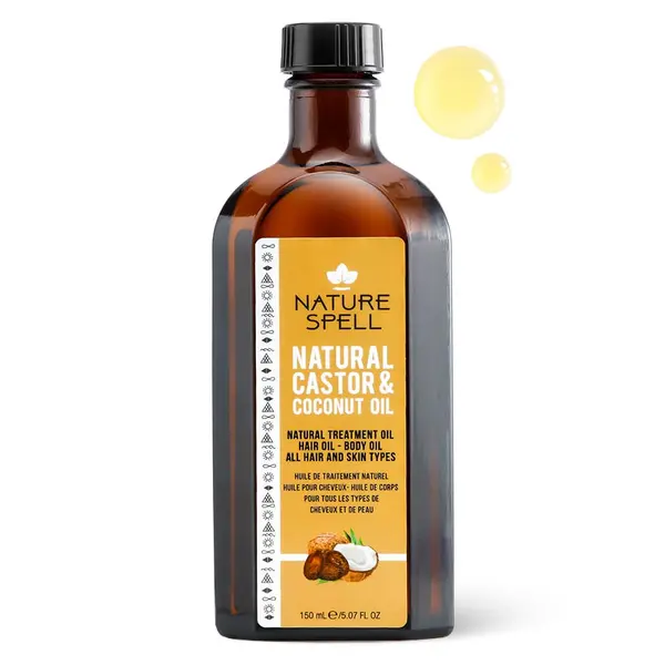 Ulei de Ricin & Cocos pentru creșterea părului Nature Spell Oil